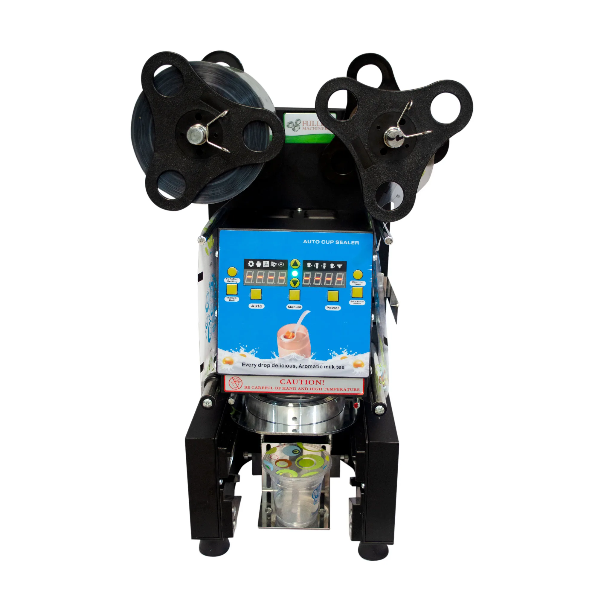 Selladora de Vasos Manual — Maquinaria para bebidas y café | Fuller Machinery Colombia
